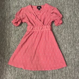 By & by, pink dress, size S (7/8)